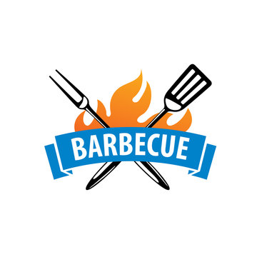 Barbecue party logo