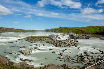 Beautiful waterfall in Iceland.