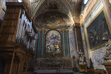 Fototapeta na wymiar Basilica of St. Mary of the Angels and the Martyrs in Rome, Italy