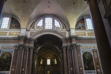 Obraz premium Basilica of St. Mary of the Angels and the Martyrs in Rome, Italy