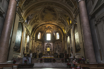 Basilica of St. Mary of the Angels and the Martyrs in Rome, Italy