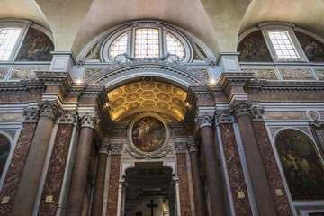 Basilica of St. Mary of the Angels and the Martyrs in Rome, Italy