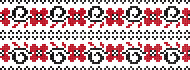 embroidered cross-stitch ornament national pattern