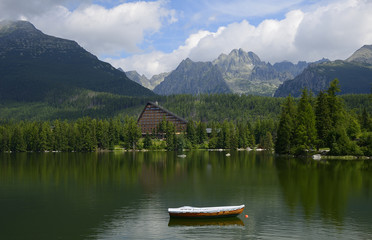 Obraz premium Strbske lake, High tatras, Slovakia
