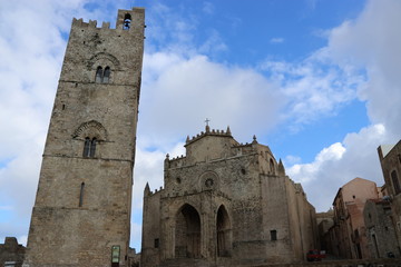 Fototapeta na wymiar Erice - Duomo dell'Assunta
