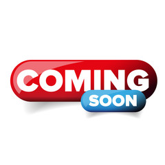 Coming soon vector button