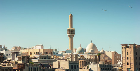 Fototapeta na wymiar Minaret in Dubai, UAE