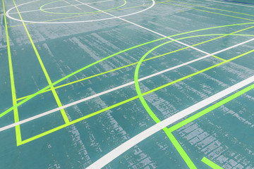 Fototapeta premium バスケットボールコート Basketball court