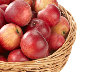 Basket with apples