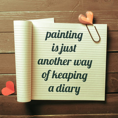 The workplace traveler. The blank notebook.