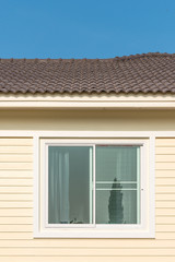 Modern residential window interior