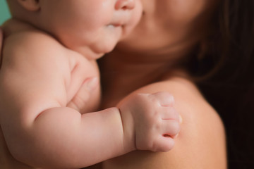 newborn's hand