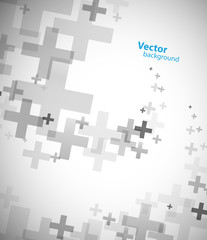 Abstract background created with plus sign.