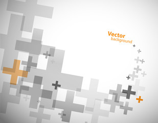 Abstract background created with plus sign.