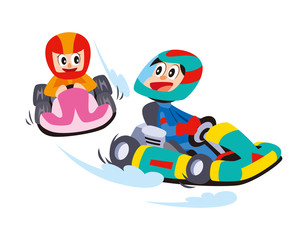 ゴーカート、カート、レーシングカー