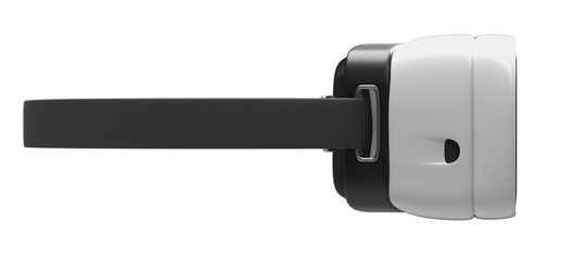 Virtual reality glasses isolated