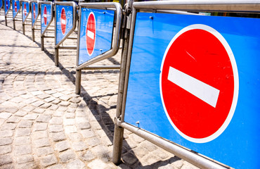 no entry