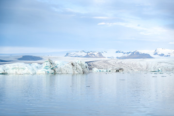 Jokulsarlon glacier lagoon in Iceland