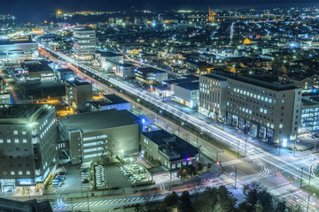 Fototapeta premium 金沢市の夜景