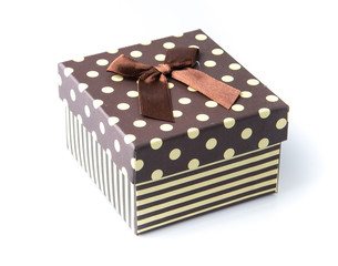 gift box isolated over white background