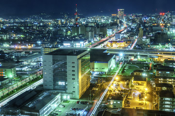 Fototapeta na wymiar 金沢市の夜景