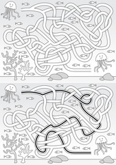 Jellyfish maze