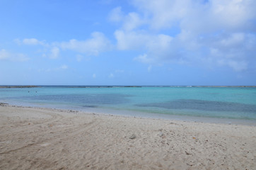 Beautful Cove of Baby Beach in Aruba