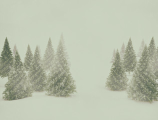 Obraz premium Winter background 