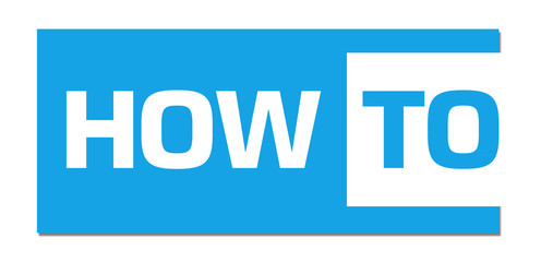 How To Blue Abstract Bar 