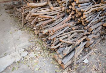 Pile of firewood