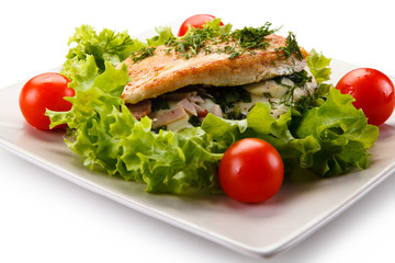 Stuffed chicken fillet