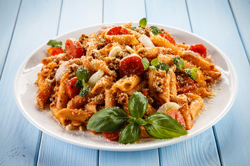 Pasta with tomato sauce