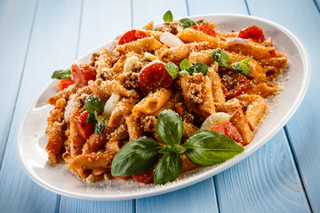 Pasta with tomato sauce