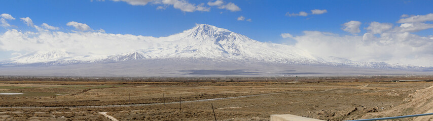 Panorama of Ararat mountain