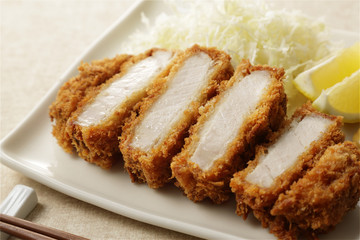 とんかつ　Japanese pork cutlet Tonkatsu