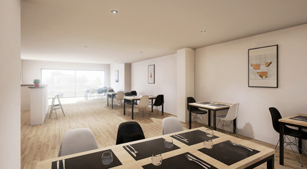 Vue 3d restaurant 02