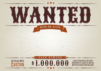 Wanted Western Movie Poster - 140918622