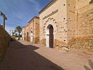 Koutobia Mosque in Marrakech, Morocco. Feb 2014