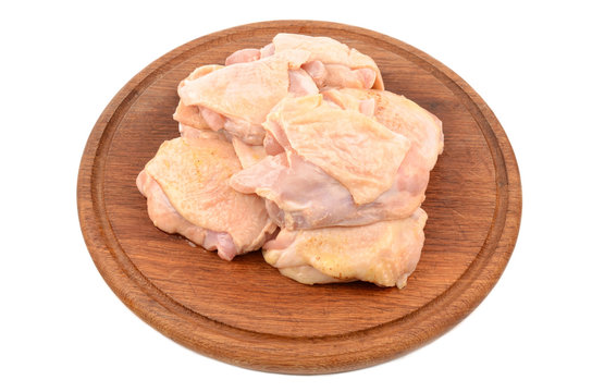 chicken on a cutting board