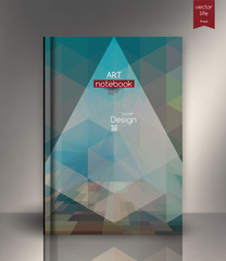 Cover design. Colorful picturesque backgrounds for books, brochures, notebooks.