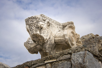 Fototapeta na wymiar Unesco Heritage Site of the Ancient City of Ephesus, Selcuk, Turkey