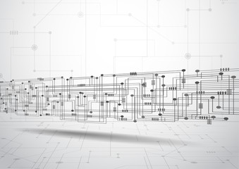 Abstract Technology Background