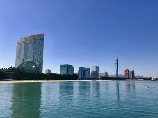 Fototapeta na wymiar 百道浜