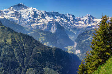 Lauterbrunnen Valley - Swiss Alps Oberland area