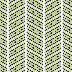 Seamless vector decorative hand drawn pattern. ethnic endless background with ornamental decorative elements with traditional etnic motives, tribal geometric figures. Print for wrapping, background