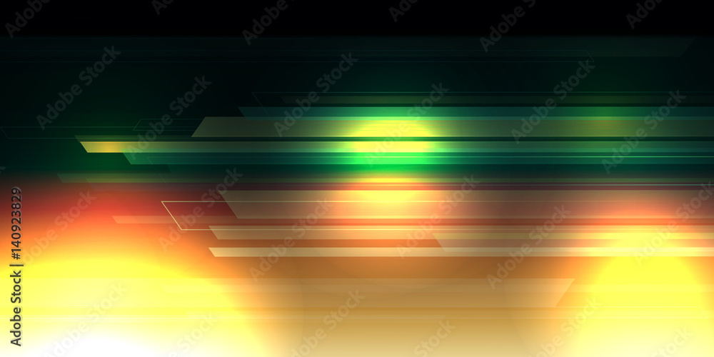 Poster different color background abstract with lighting lines digital concept