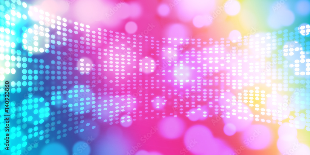 Poster multi color gradient background design