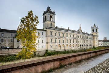 COLORNO, ITALY - NOVEMBER 06, 2016 - The Royal Palace of Colorno, Parma, Emilia Romagna, Italy
