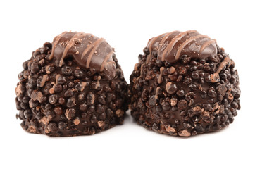 candies on white background