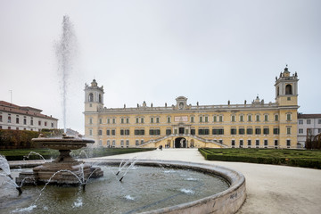 COLORNO, ITALY - NOVEMBER 06, 2016 - The Royal Palace of Colorno, Parma, Emilia Romagna, Italy